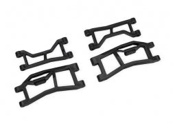 TRAXXAS - Suspension arms, rear (upper left (1)/ upper right (1)/ lower left (1)/ lower right (1)) (for use with #10790 Mini Maxx® WideMaxx® suspension kit) (10727-BLK)