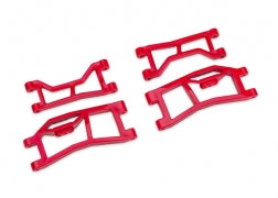 TRAXXAS - Suspension arms, rear (upper left (1)/ upper right (1)/ lower left (1)/ lower right (1)) (red) (for use with #10790 Mini Maxx® WideMaxx® suspension kit) (10727-RED)