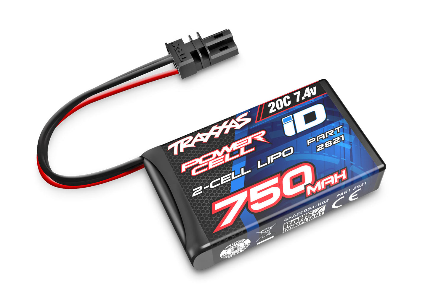 TRAXXAS - 2S LIPO 750MAH 7.4V 20C (2821)