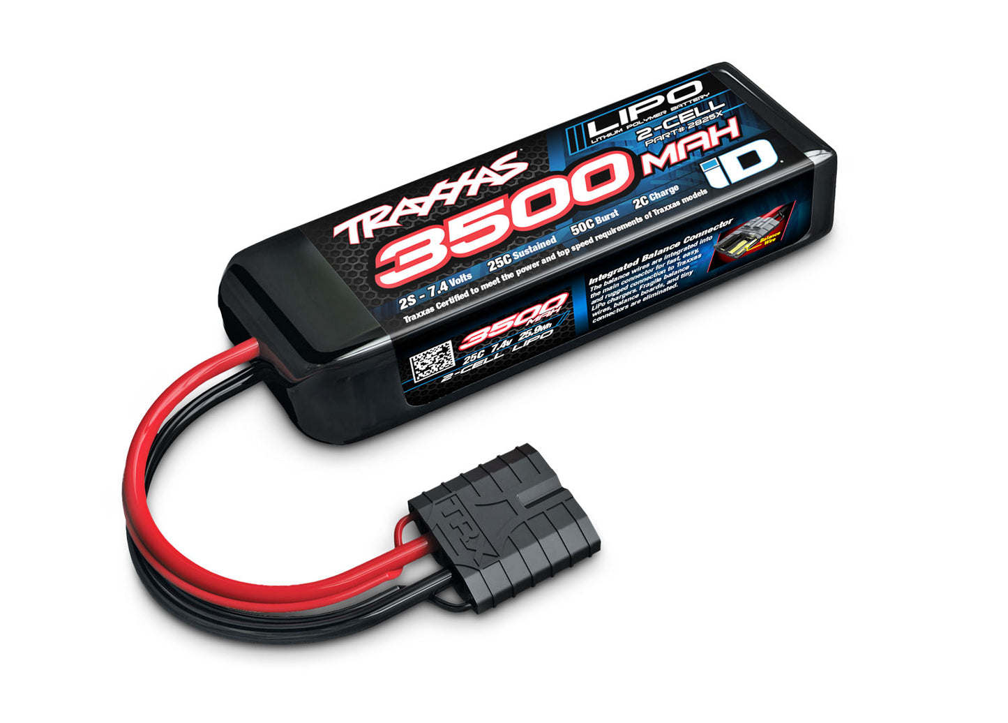 TRAXXAS - 2S LIPO 3500MAH 7.4V 25C (2825X)