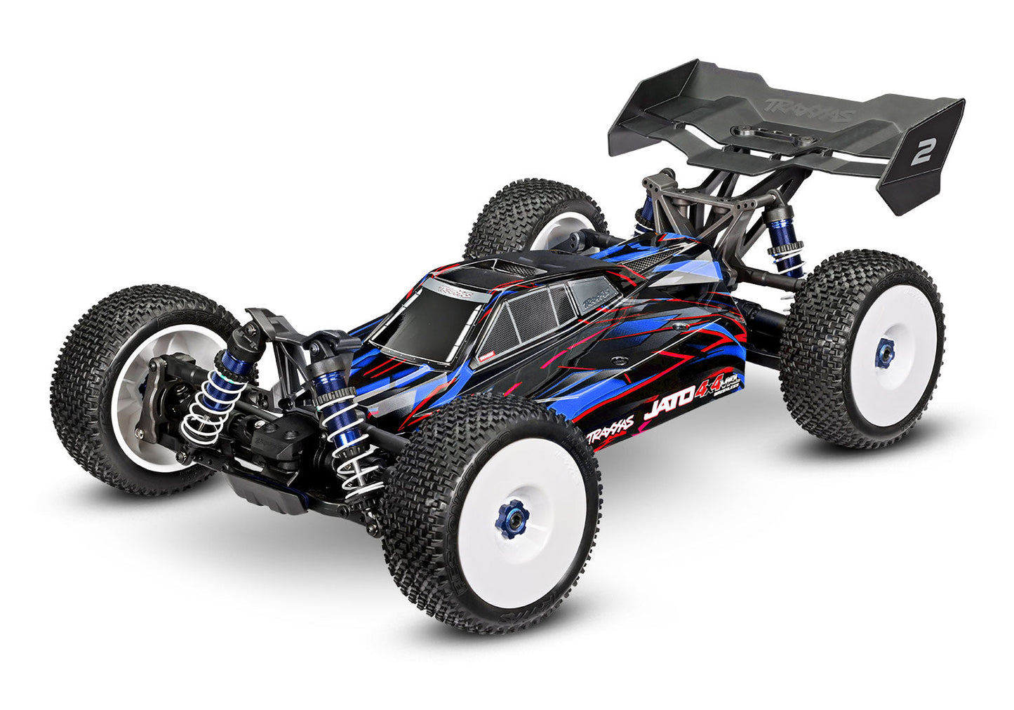 TRAXXAS - JATO 4X4 VXL 4S (90386-4-BLUE)