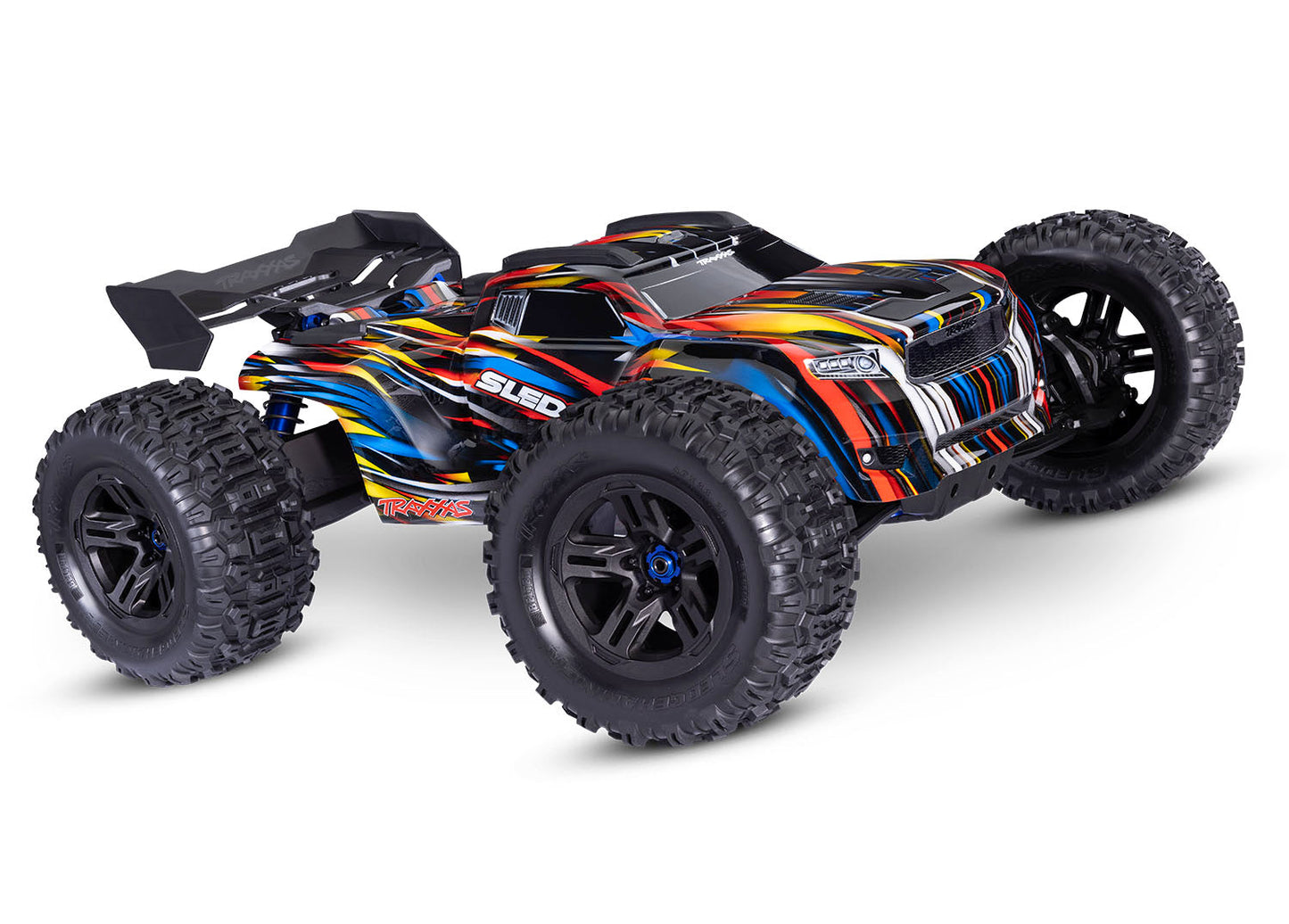 TRAXXAS - 1/8 SLEDGE 4WD BELTED (95096-4-BLUE)
