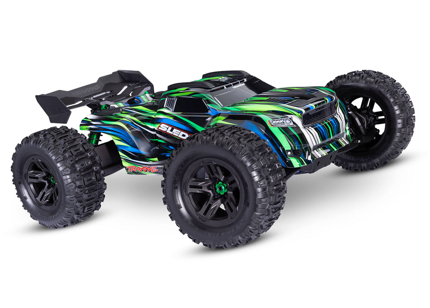 TRAXXAS - 1/8 SLEDGE 4WD BELTED (95096-4-GRN)
