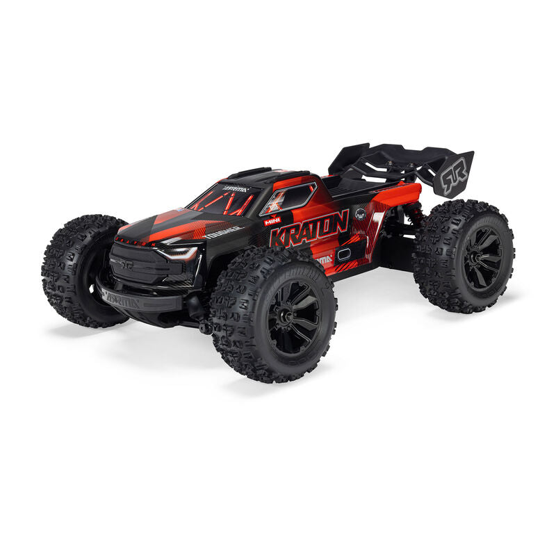 ARRMA - 1/16 Mini Kraton 3S DSC 4X4 RTR Brushless Speed Truck , Black/Red (ARA2508T1)