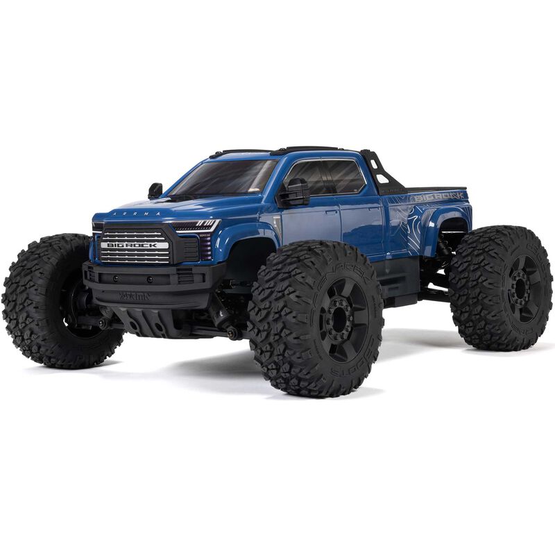 ARRMA - 1/10 BIG ROCK 223S DSC 4X4 RTR Brushless Monster Truck, Blue (ARA4312V4T3)