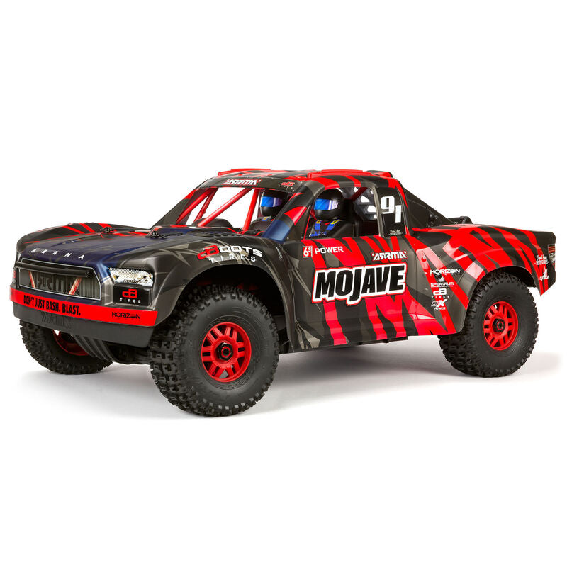ARRMA - MOJAVE 6S 4WD BLX 1/7 Desert Truck RTR Red/Black (ARA7604V2T2)
