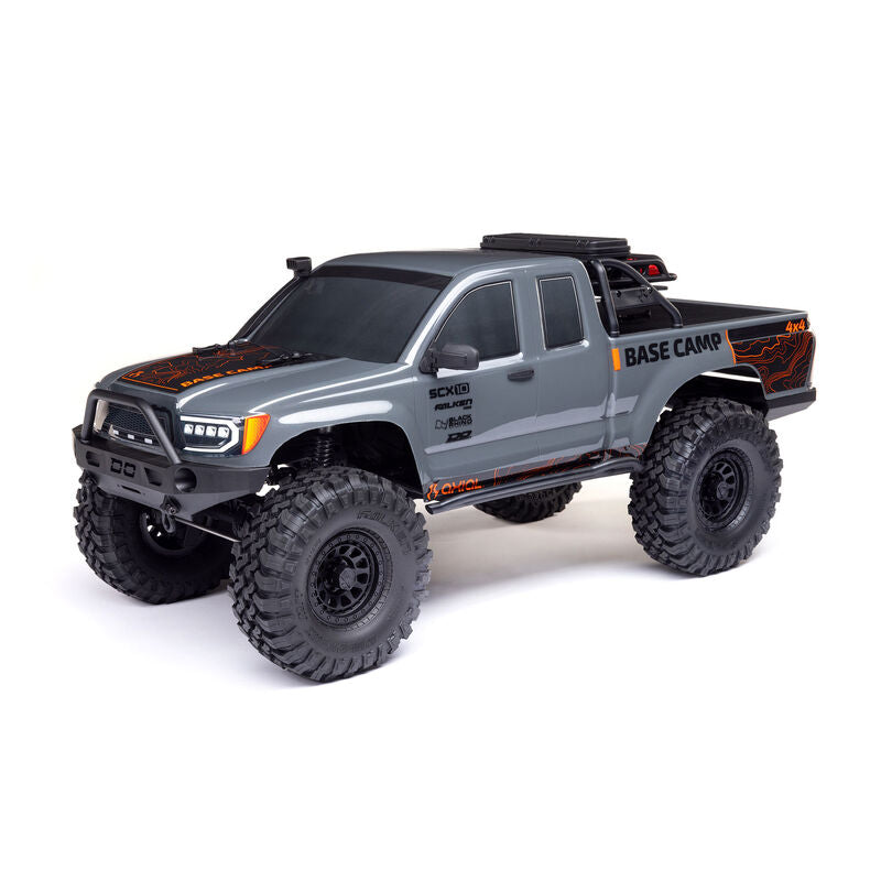 AXIAL - 1/10 SCX10 III Base Camp 4X4 RTR Brushed Rock Crawler, Gray (AXI-1375T2)