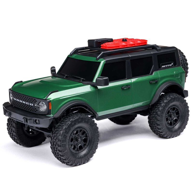 AXIAL - 1/24 SCX24 Ford Bronco 4X4 RTR Brushed Rock Crawler (Battery & Charger Included), Green (AXI00006V2T5)