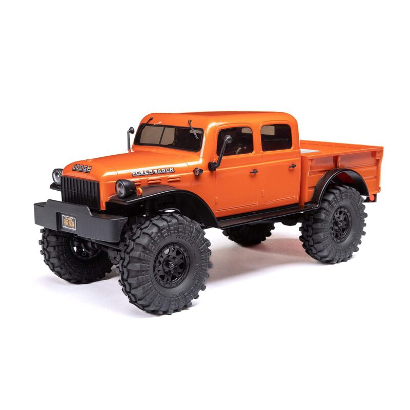 AXIAL - SCX24 40's 4 Door Dodge Power Wagon, Orange:1/24 4WD-RTR (AXI00007T1)