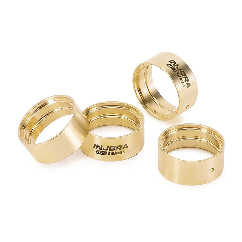 INJORA - 5.6g Brass Inner Clamp Rings For INJORA 0.7" D19 Wheels (W7004-19)