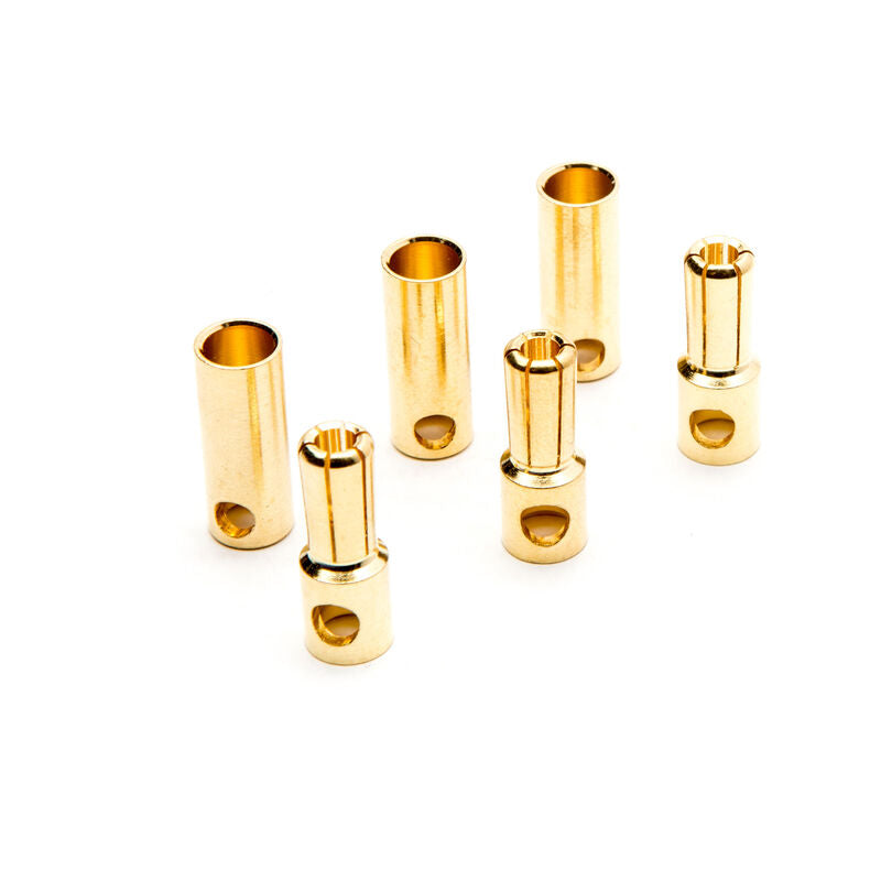 DYNAMITE - Connector: Gold Bullet Set, 5.5mm (3) (DYNC0089)