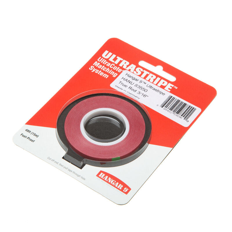 HANGAR 9 - UltraStripe, True Red 3/16" (HANU83550)