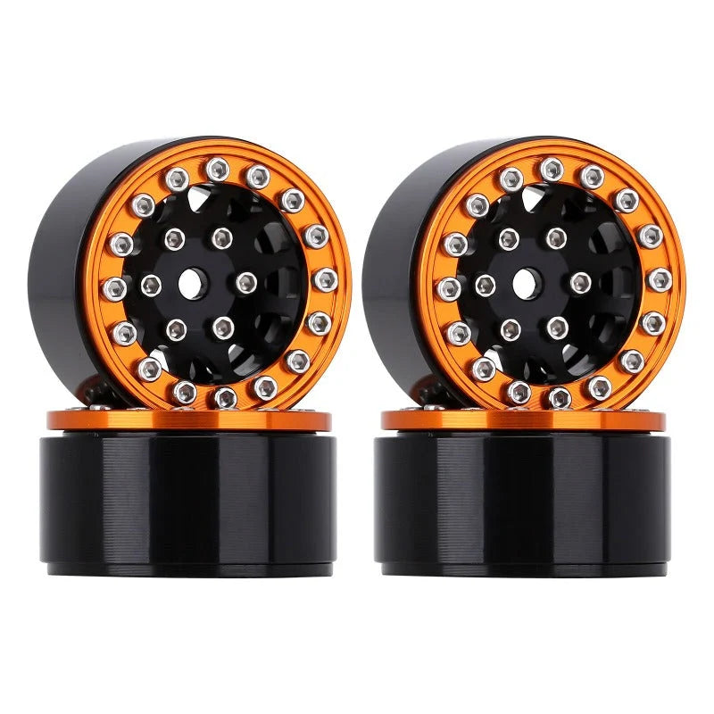 INJORA - 1.0" 12-Spokes Wheels For Micro Crawlers (W1049) (SCX24-49GB)