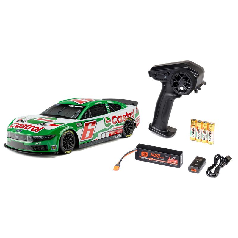 LOSI - 1/12 NASCAR Brad Keselowski No. 6 2026 Castrol Ford Mustang (Battery & Charger Included) (LOS1122606)