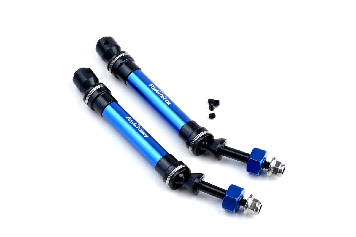 POWERHOBBY - For Traxxas Slash 2WD Rear Steel Driveshaft / CVD HD Blue (PHTRX409)