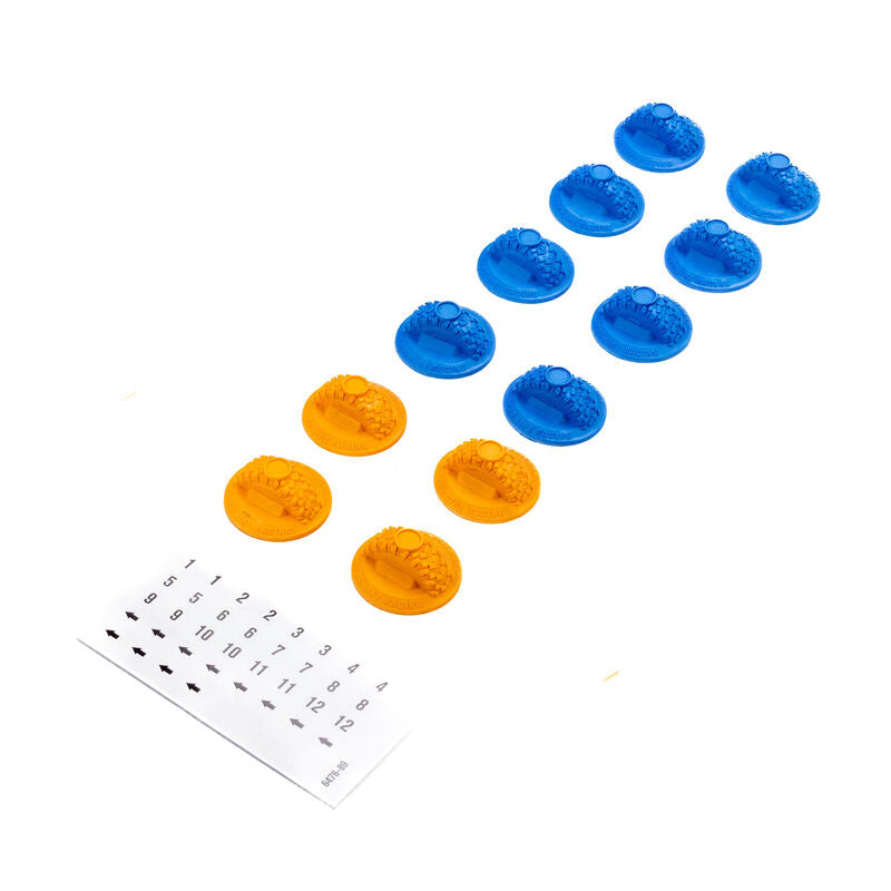 PRO-LINE - Gate Marker Set, Blue, Orange (12): Axial SCX30 (PRO647600)