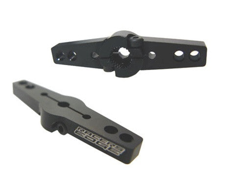 RACERS EDGE - 10381BK Pro Alum Servo Horn Double Sided - Fut. Blk (RCE10381BK)
