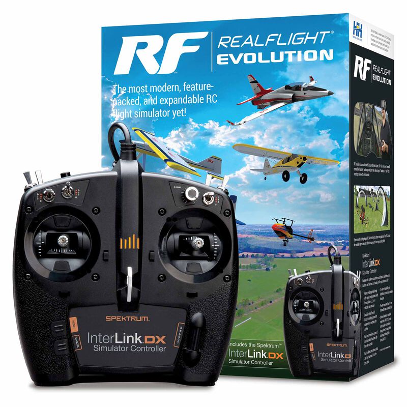 RealFlight Evolution RC Flight Simulator with InterLink DX Controller (RFL2000)