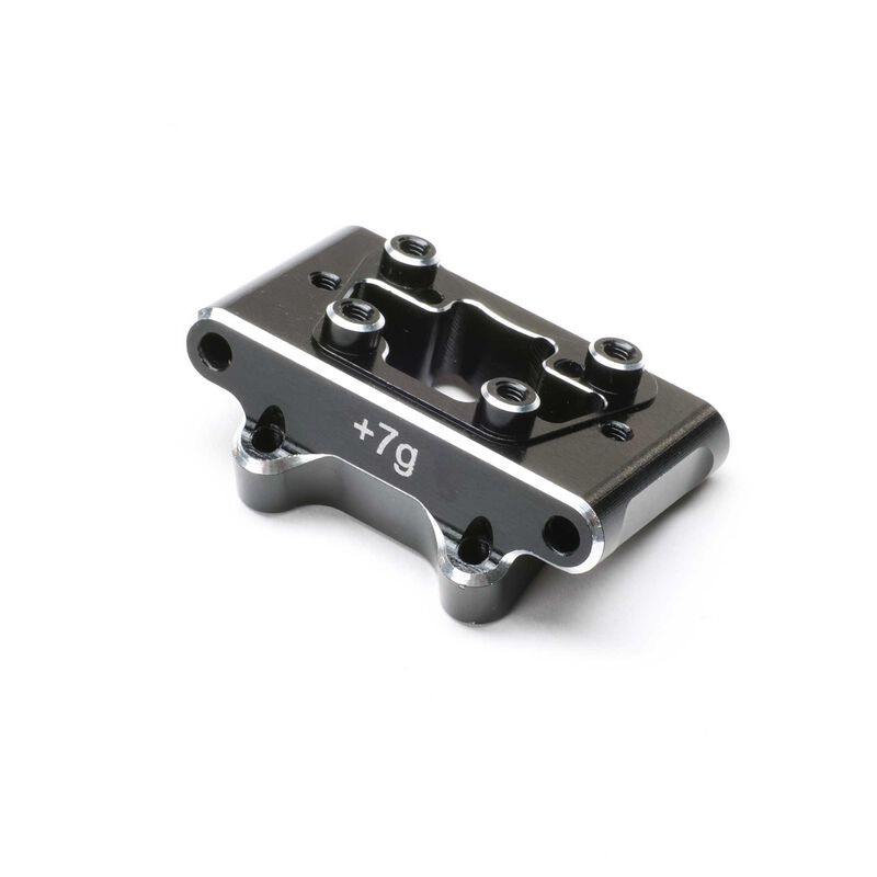 TEAM LOSI - Racing Front Pivot Block, Aluminum, Black: 22S Sprint (TLR-1066)