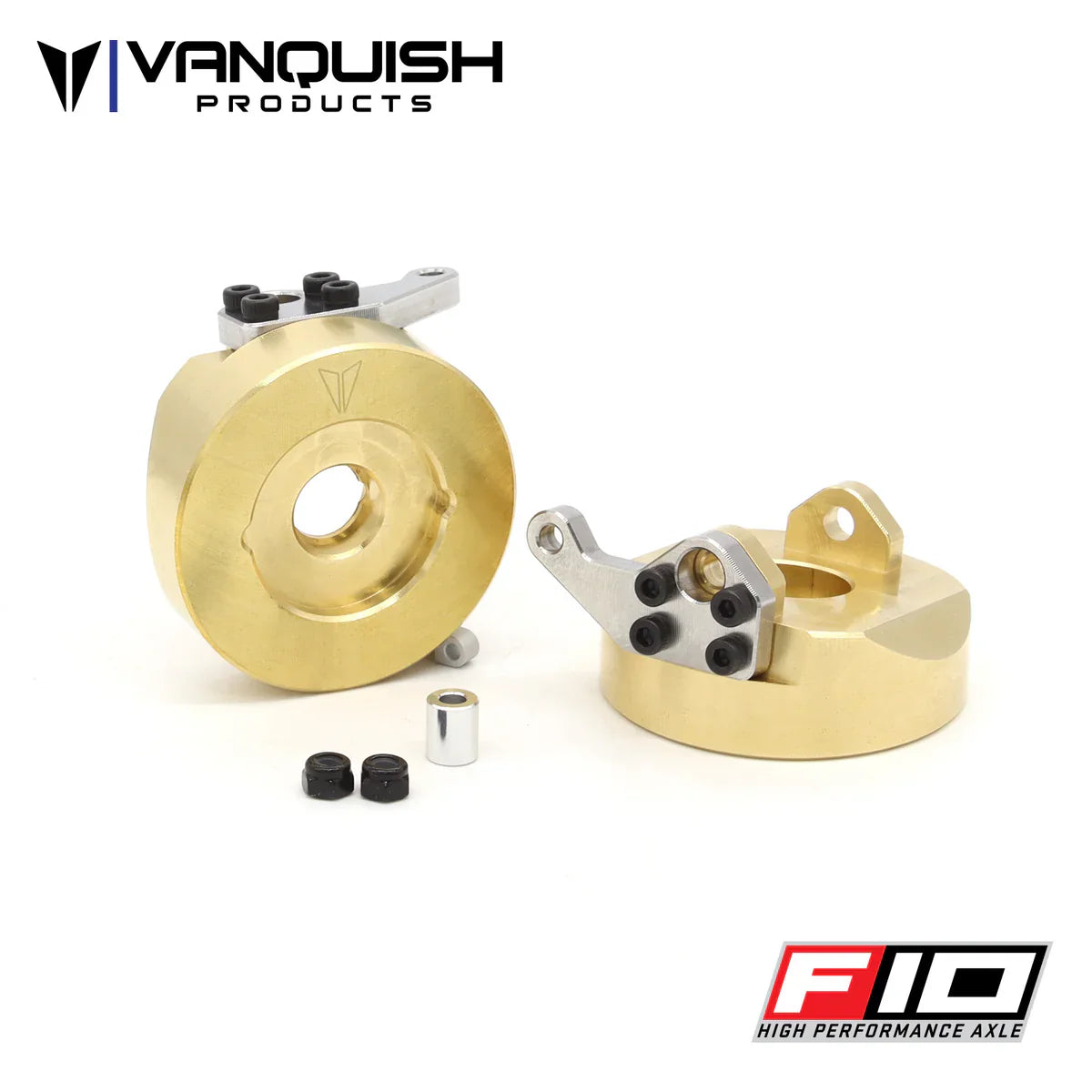 Vanquish Products - Brass F10 Straight Axle Steering Knuckles (VPS02910)