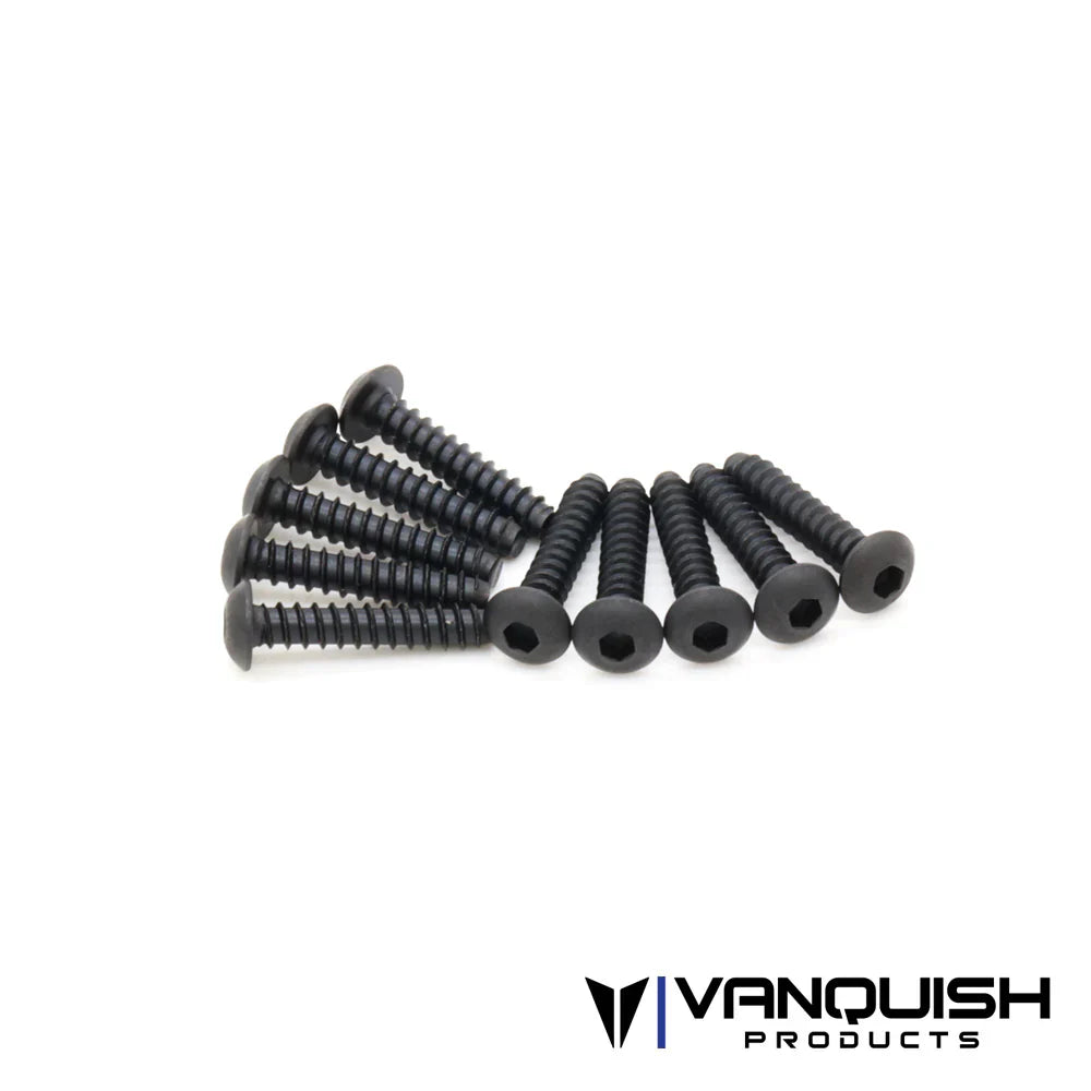Vanquish Products M3 X 15 COARSE THREAD BUTTON HEAD - 10 PACK (VPH112315)