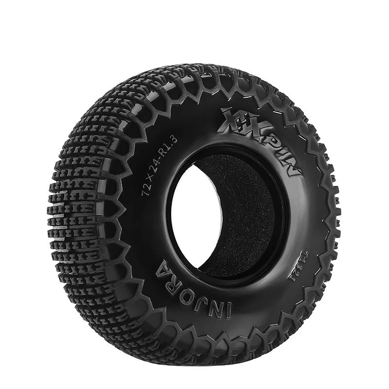 INJORA - 1.3" 72*24mm XHX Pin Tires (T1321) (4) (YQT-1321)