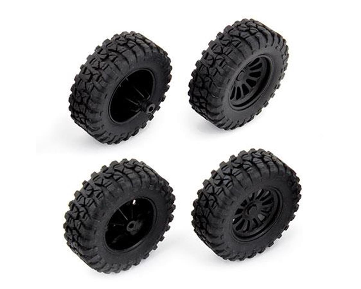 Team Associated MT28 Pre-Mounted Tires (4) (ASC21431)