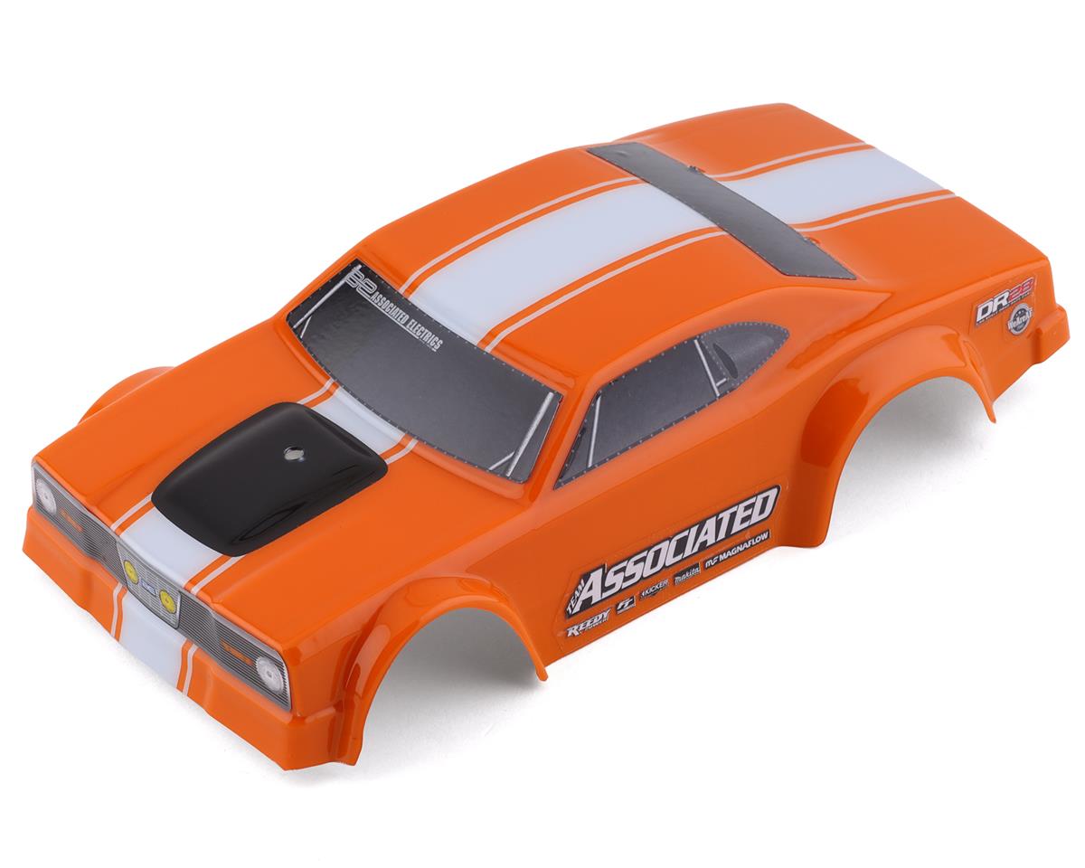 Team Associated DR28 Pre-Painted Body (Orange) (ASC21448)
