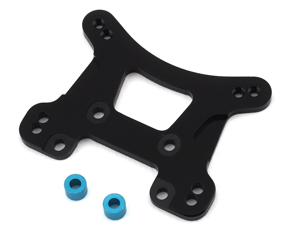 Team Associated Factory Team Reflex 14B/14T Aluminum Front Shock Tower (Black) (ASC21559)