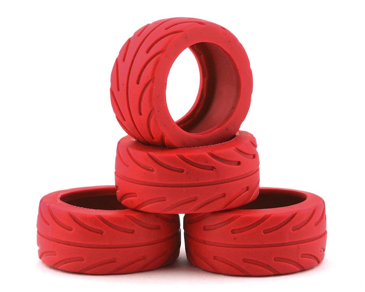 Team Associated NanoSport Radial Tires (Red) (ASC21609)