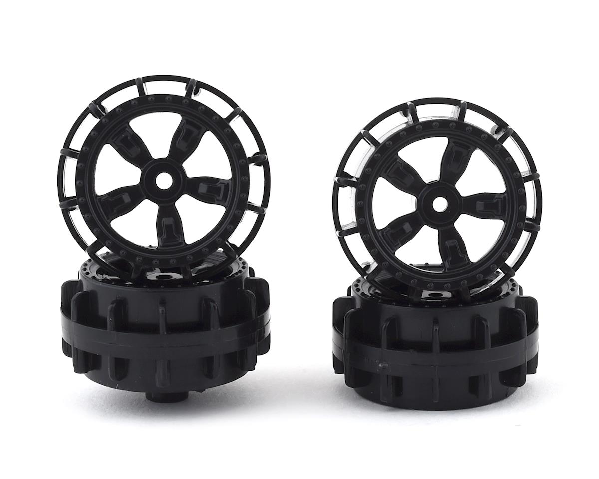 Team Associated NanoSport Wheels (Black) (4) (ASC21612)