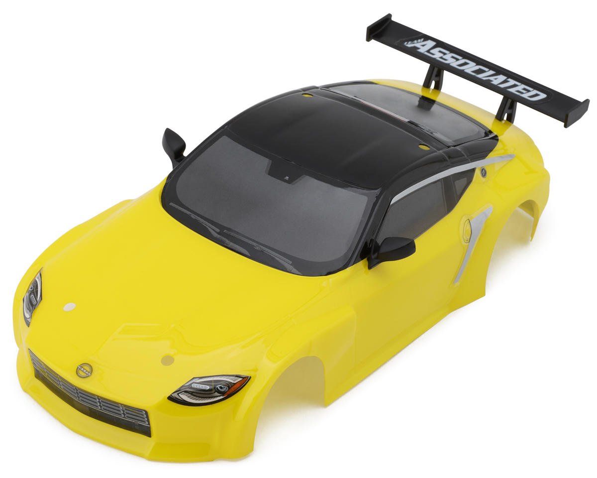 Team Associated SR27 2023 Nissan Z Pre-Painted Body (Yellow) (ASC21831)