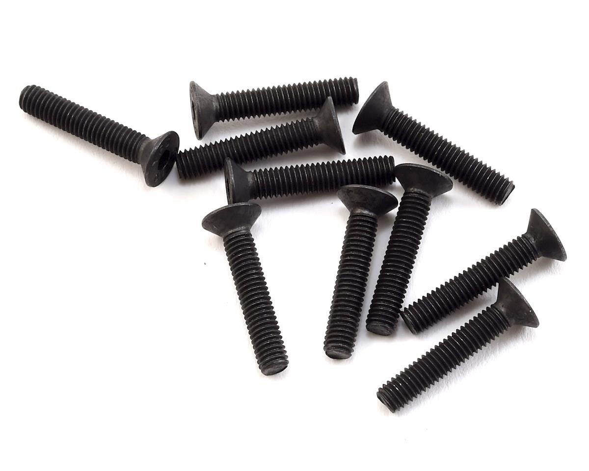 Team Associated 3x16mm Flat Head Hex Screw (10) (ASC25204)