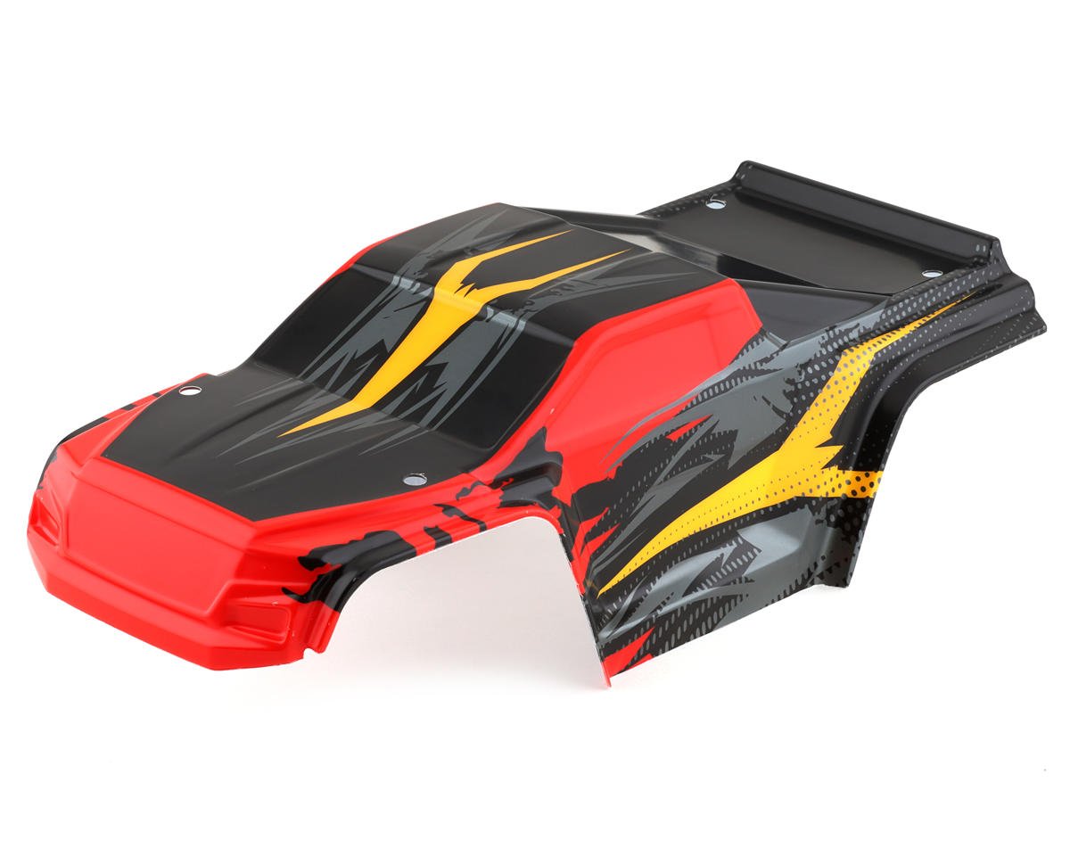 Team Associated Rival MT10 V2 Pre-Painted Body (Red/Yellow) (ASC25830)