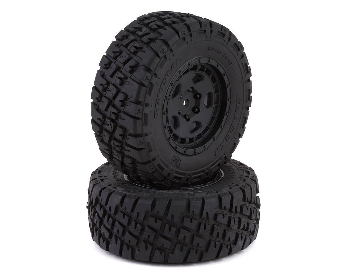 Team Associated Pro4 SC10 Pre-Mounted Off-Road Tires w/Fifteen52 Wheels (Black) (ASC25860)