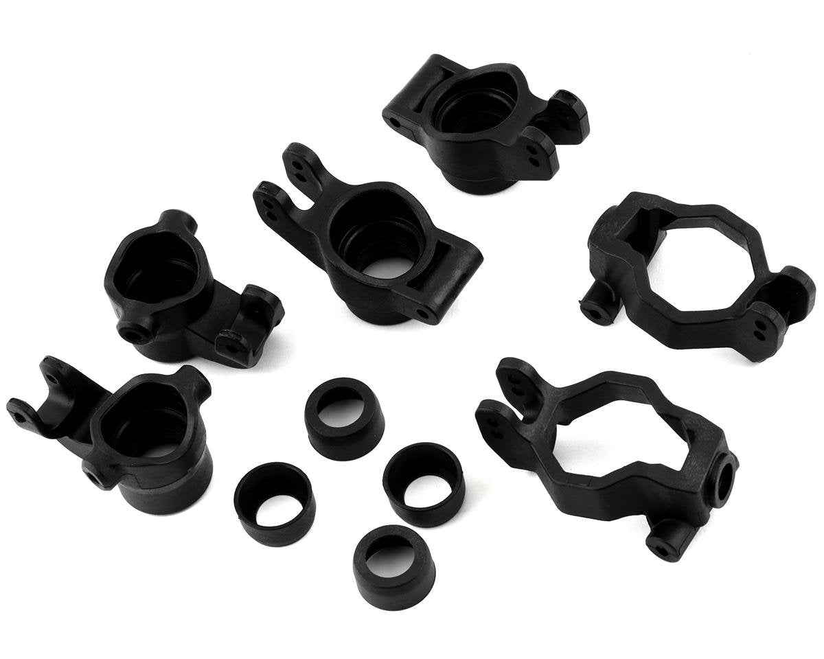 Team Associated RIVAL MT8 Caster/Steering Blocks/Rear Hubs Set (ASC25915)