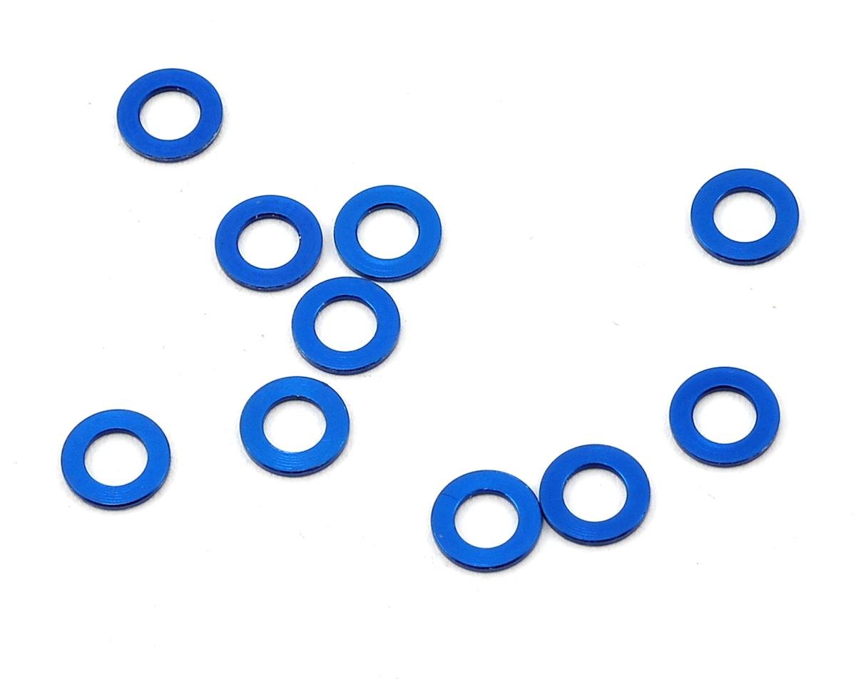 Team Associated 5.5x0.5mm Aluminum Ball Stud Washer (Blue) (10) (ASC31381)