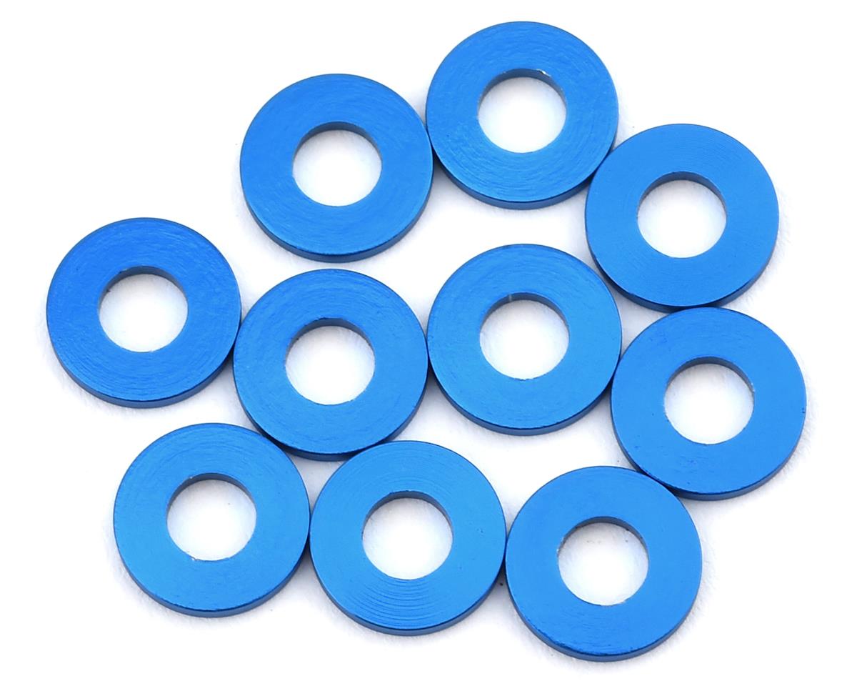 Team Associated 7.8x3.5x2.0mm Aluminum Hub Spacer Washer (Blue) (10) (ASC31389)