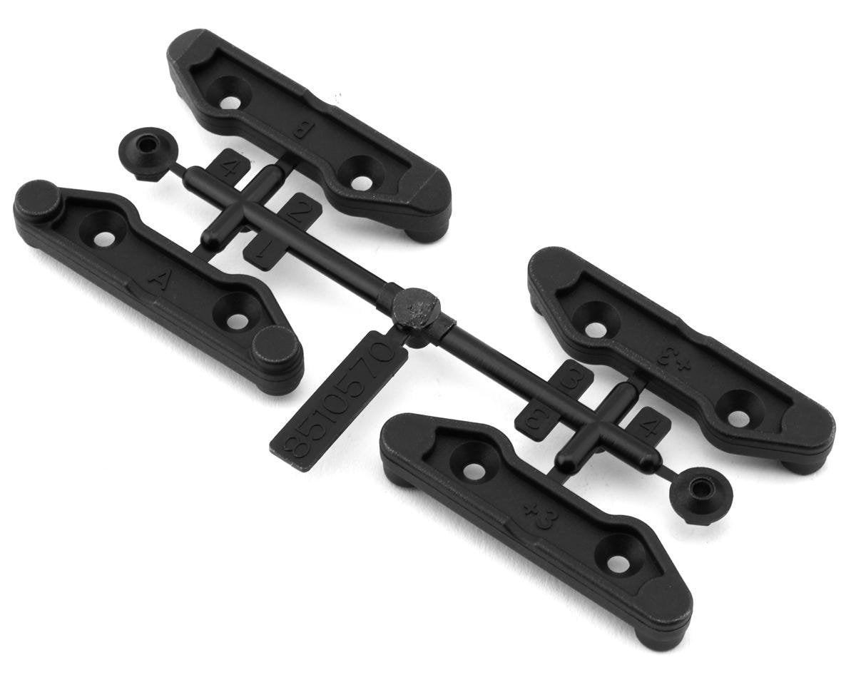 Team Associated Apex2 Rally Lower Arm Mounts (+3mm) (4) (ASC31479)