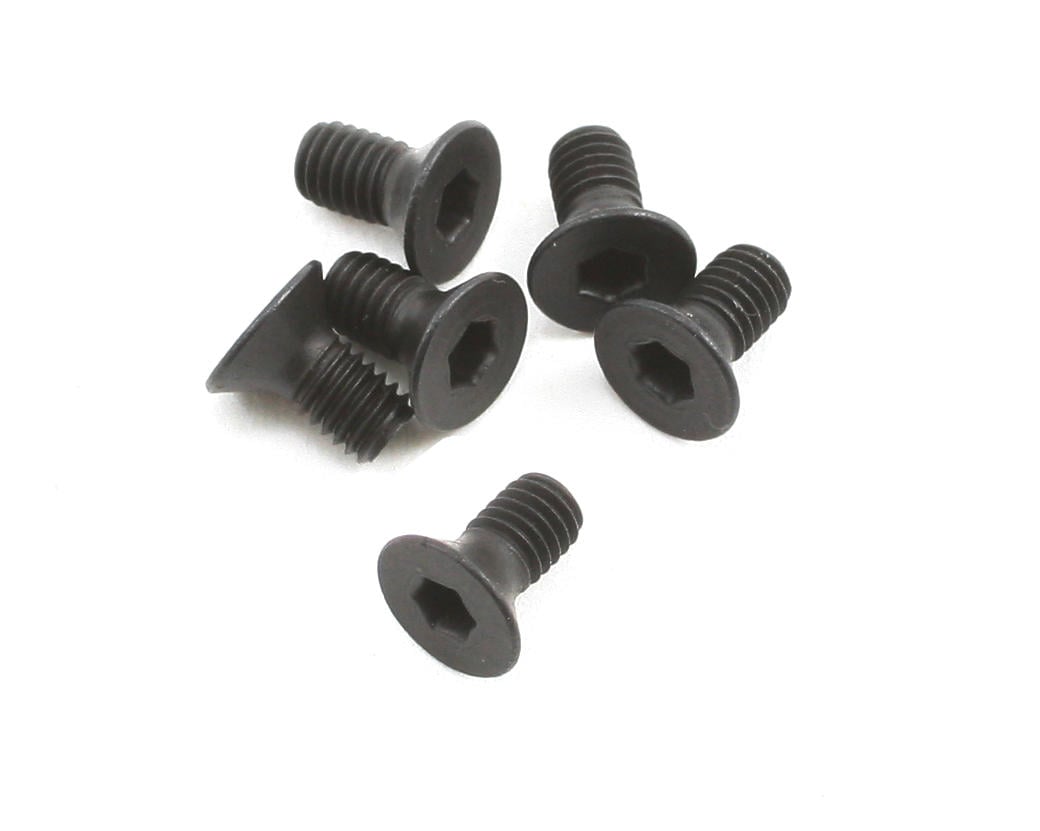 Team Associated 3x0.5x6mm Flat Head Hex Screw (6) (ASC31541)