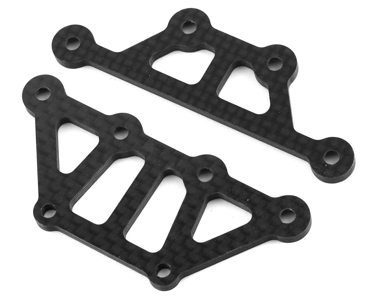Team Associated Apex2 Factory Team Carbon Fiber Top Plates (Front & Rear) (ASC31848)
