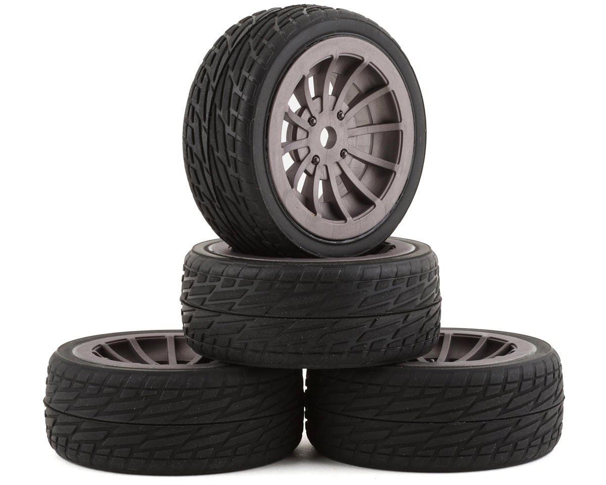 Team Associated Apex2 Sport Datsun 240Z Pre-Mounted Wheels & Tires (4) (ASC31909)
