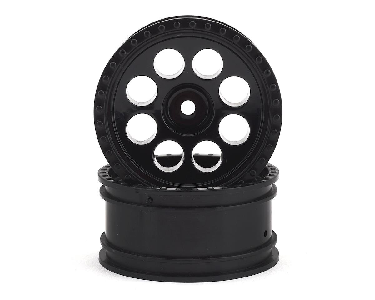 Team Associated CR12 Tioga Wheels (Black) (2) (ASC41085)