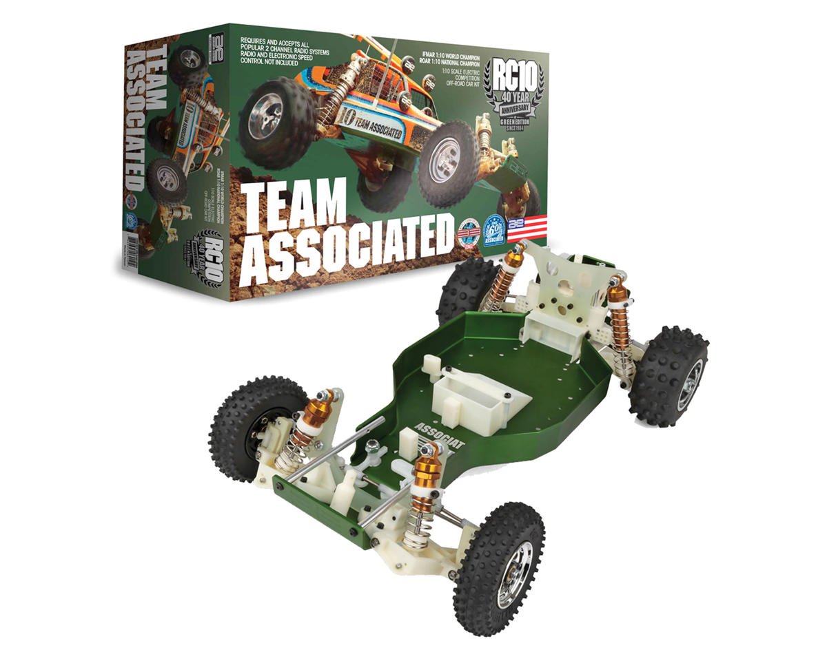 Team Associated RC10 40th Anniversary 1/10 Electric 2WD Buggy Kit (Green) (ASC6010)