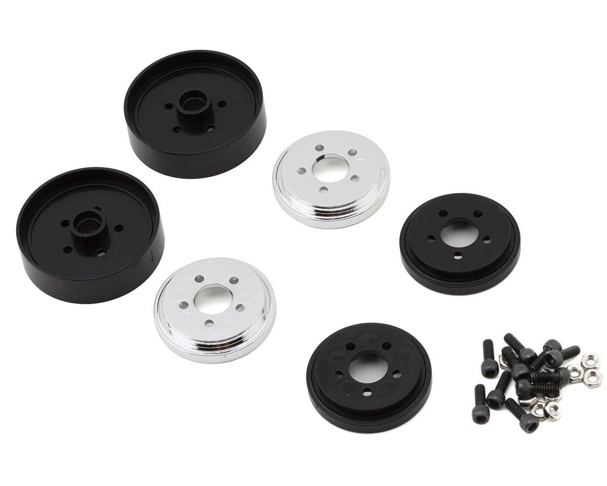 Team Associated RC10 Jay Halsey Front Wheels (Chrome) (2) (ASC6395)