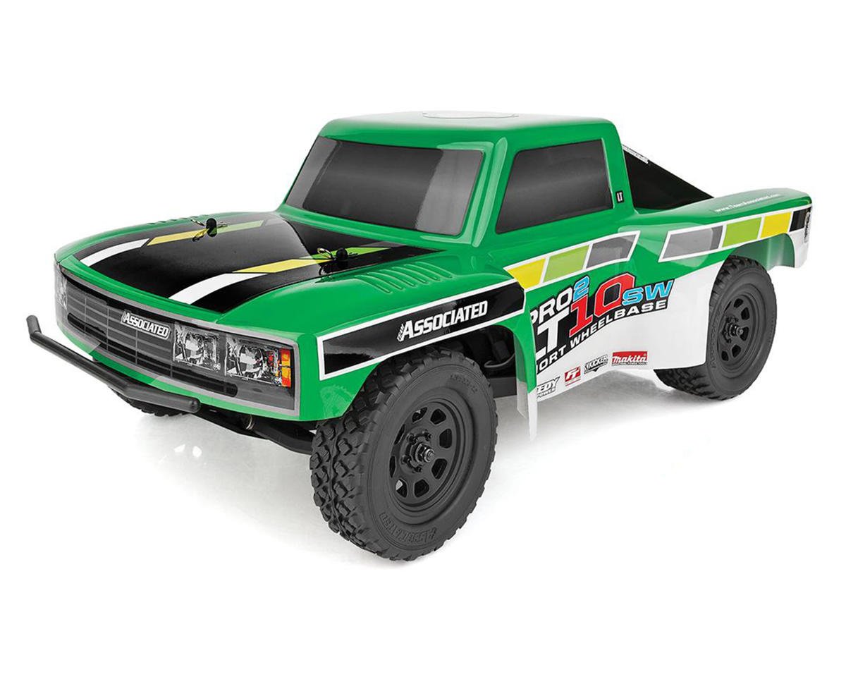 Team Associated Pro2 LT10SW 1/10 RTR 2WD Brushless Short Course Truck (Green) (ASC70023)