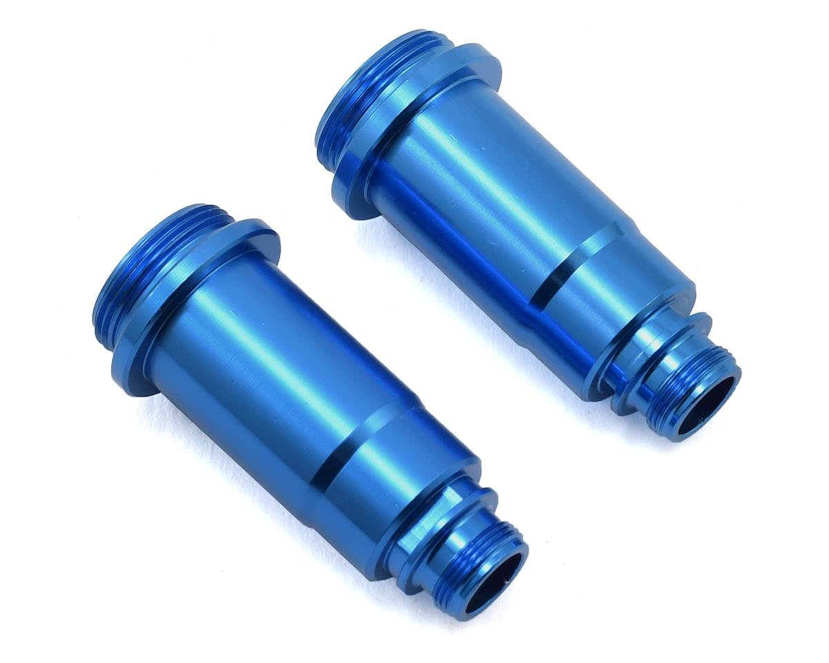Team Associated 12x27.5mm Aluminum Front Shock Bodies (Blue) (2) (ASC71051)