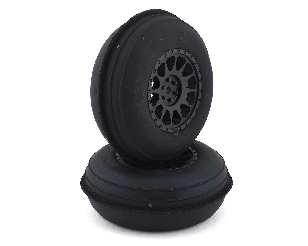 Team Associated Sand Ribbed Pre-Mounted Front Tires w/Method Wheels (Black) (ASC71063)
