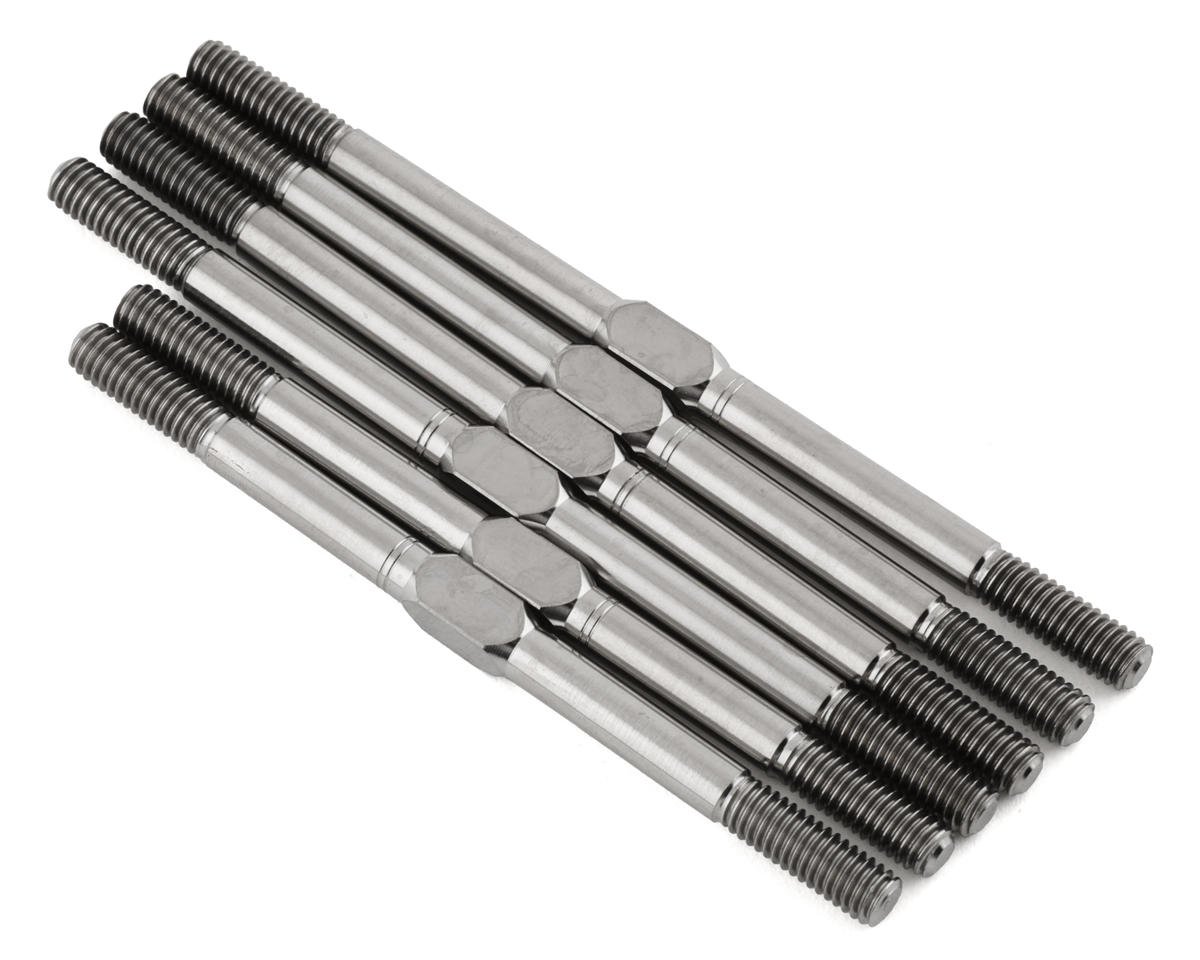 Team Associated Factory Team RC10T6.2/SC6.2 3.5mm Titanium Turnbuckle Set (6) (ASC71156)