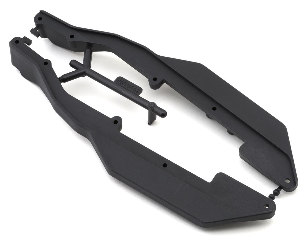 Team Associated RC10T6.4 1/10 Stadium Truck Factory Team Side Rails (Carbon) (ASC71171)